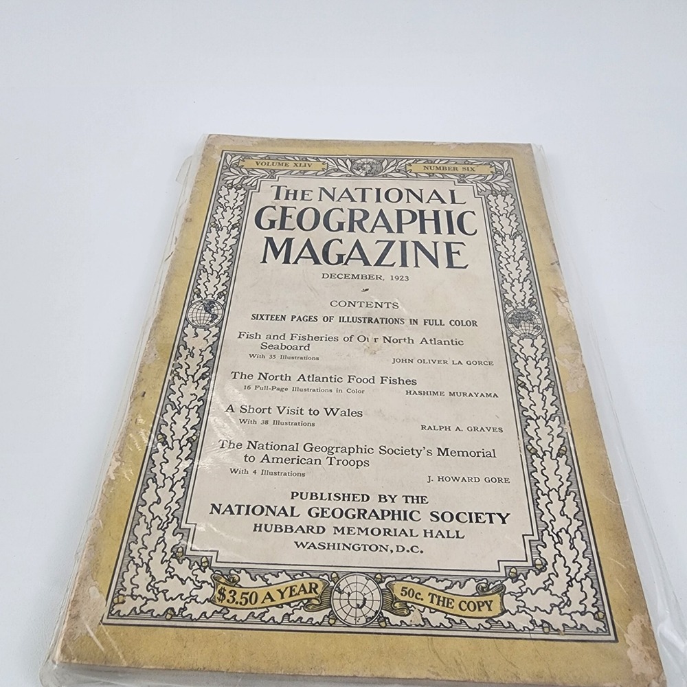National Geographic Magazine December 1923 No  Insert‎